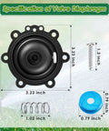 Front view of Gulfmew diaphragm repair kit for Rain Bird valves (4-pack) with spring, screws, and filters