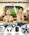 Children enjoying Kid Friendly Soccer Ball MP3 Player With 64GB Storage And Bluetooth 5.0 Built In Speaker FM Radio Recording Pedometer