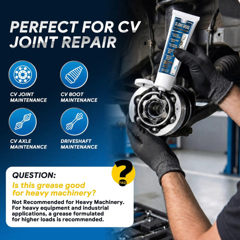 2 Pack CV Joint Grease 3.38oz Each Heavy Duty Lubricant For Constant Velocity Axles Reduces Friction Noise And Wear Extends CV Joint Life Premium Automotive Grease on CV joint during repair