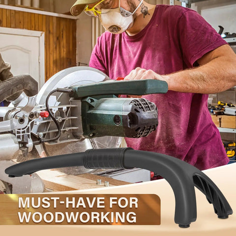 Skip The Bandages With This Heavy Duty Miter Saw Hold Down Stick designed for secure grip while cutting wood.