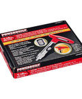 Quarter Inch Drive Ratcheting T Handle Torque Wrench With 20 To 100 Inch Pound Range For TPMS Valves And Bike Repair packaging