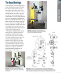 Master Your Band Saw Setup With This Straight Talk Woodworking Guide showing thrust bearings alignment on band saw.