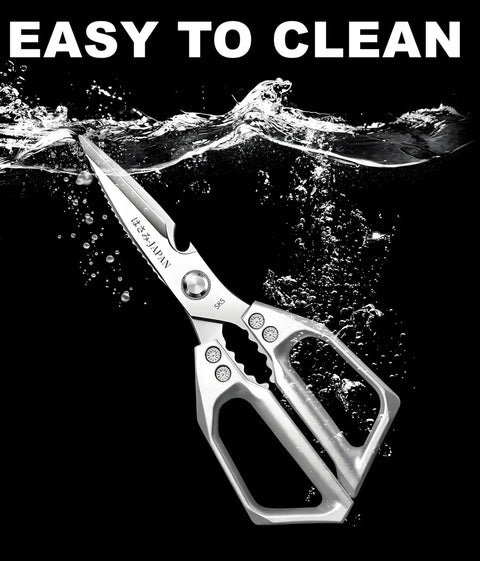 All Purpose Kitchen Shears With Ultra Sharp Blades Heavy Duty Stainless Steel Scissors For Meal Prep Poultry Meat Bones And Turkey Dishwasher Safe Durable Kitchen Cutters For Everyday Cooking, easy clean