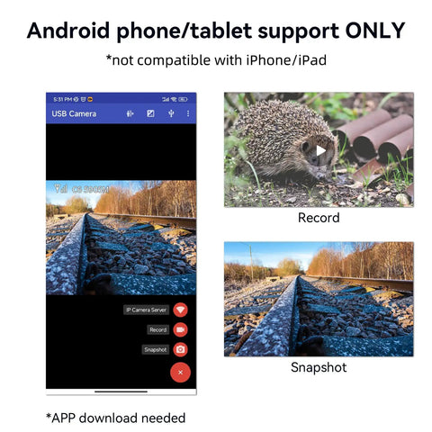 Screenshot showing 5.8GHz 48 Channel FPV Wireless Image Transmission Receiver For RC8X Transmitters And Android Phones And Tablets