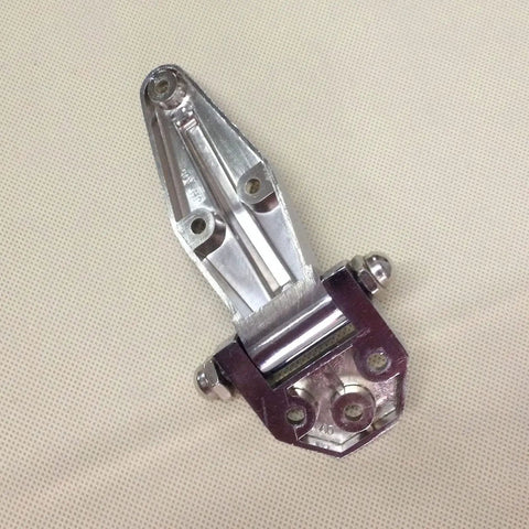 4 Inch Stainless Steel Refrigerator Door Hinge For Freezer And Oven Cabinets Self Lubricating Self Closing Heavy Duty Industrial Hardware Reversible Mount Built In Door Dwell For 90 Degree Opens, front view