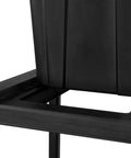 Close-up of Four Tier Vertical Tote Storage Rack For Garage Organization Holds Four 27 Gallon Bins Heavy Duty Plastic Organizer
