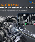 Ultra Slim 6mm Articulating Borescope With LED Light, 180 Degree Turn Inspection Camera For Tight Spaces, Flexible Endoscope Probe For Automotive, Plumbing, HVAC, And Home DIY showing 6mm probe in gear housing