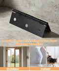 Two Pack Small Door Hinges, Black Stainless Steel 3 Inch Hinges for wood doors and cabinets install demo