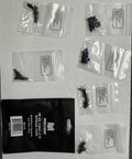 Premium Gunsmithing Screws Size 8-40 Torx T10 in packaged sets for optics, including 6mm, 8mm, and 10mm sizes.