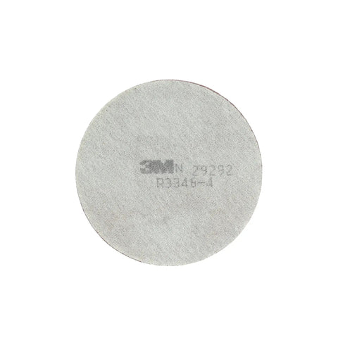 Production Clean and Finish Disc 5 In x NH A VFN with Hookit Quick Change System, top view showing maroon nonwoven texture.
