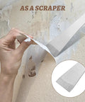 Using Must Have 3 Piece Pry Bar Set Stainless Steel Beehive Tool Handy Flat Pry Bar as a scraper on wallpaper