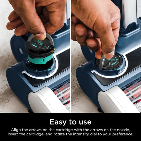 Inserting Odor Neutralizer Cartridges Two Pack For Air Purifiers And Vacuum Cleaners With Odor Neutralizer Technology into vacuum