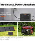 Rock Solid Expandable Portable Power Station Built With 1024 Wh Storage Scaling Up To 11 Kwh Capacity And 1800 Watt Output designed for emergency charging with multiple input options.
