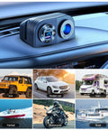 Tent Style Power Panel with 12V USB Outlet and Lighted Cigarette Lighter Socket PD3.0 and QC3.0 Car USB Port in vehicle dashboard