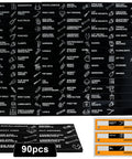 Magnetic Toolbox Labels Set Of 90 For Quick Organization 3.5 By 1 Inch Large Stickers With Strong Magnets For Tool Chest Drawers