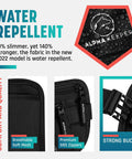 Travel Money Belt Hidden Under Clothes Must Have RFID Blocking Passport Holder And Slim Waist Wallet Pouch with water repellent fabric