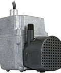 Submersible Parts Washer Pump 115 Volt 1/40 HP 300 GPH Cast Aluminum Oil-Filled angle view with discharge port visible