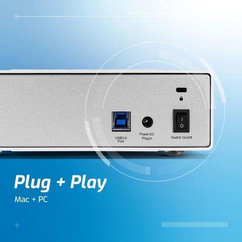 Plug And Play USB 3.2 Enclosure For 5.25 Inch Blu Ray DVD CD Optical Drives External Kit aluminum front panel with USB 3.0 port