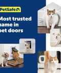 Heavy Duty Wall Entry Dog Door With Telescoping Frame Built Damn Tough Rust Proof Plastic Construction Zero Draft Insulation Slick Slide Flap No Fuss Install For Medium Dogs in use by pets.