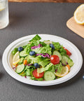 Heavy Duty 150 Count 10 Inch Paper Plates Made From Sugarcane Bagasse White Unbleached Compostable Dinner Plates No Plastic Lining