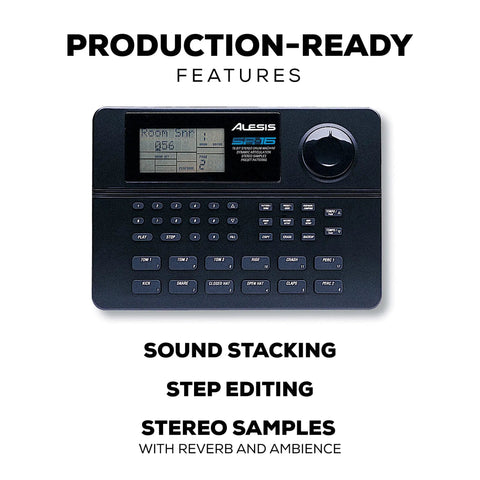 Studio Grade Standalone Drum Machine With 233 Onboard Sounds featuring sound stacking and step editing