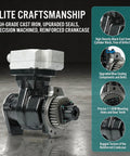Air Brake Compressor Replacement for ISX15 QSX15 Trucks 2010-2024, 12V Heavy Duty One Cylinder Gear Drive, Replaces OEM 3689649 Series
