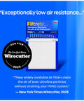 Six Pack 14x30x1 Air Filters MERV 13 MPR 1900 For Allergens Bacteria Viruses And Pollutants Improve Indoor Air Quality In Your Home With Reliable Airflow For AC Or Furnace Three Month Filter Life packaging