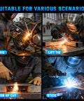 Welders using MIG Welder Plasma Cutter Combo 130A 7 In 1 Multiprocess Welder With Dual Voltage 120 Volt 240 Volt Gas MIG Flux Core