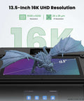 GK3 Ultra 13.5 Inch Resin 3D Printer With 16K LCD High Resolution displaying dragon model print