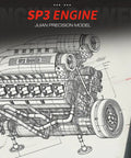 Working V12 Engine Model Kit For Adults A Fully Functional Mechanical Desk Model With Realistic Pistons And Crankshaft Motion A Cool Hands On Buildable Engine Toy For Car Enthusiasts And Education Gift, SP3 engine box art
