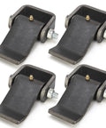 Heavy Duty Weld On Trailer Hinges Kit For Dump Trailers And Tailgates Greaseable Strap Style Leaf Hinge With Zerk Fittings Rust Resistant Steel Gate And Door Hinge Set 4 Pack, 4 hinges