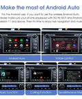Toyota Wireless CarPlay Retrofit Kit for 2014-2019 Tacoma Highlander RAV4 Corolla Camry Sienna Avalon Prius And More Plug And Play Android Auto Decoder Upgrade Box for Entune 2.0 Touch 2 Systems displaying Android Auto functions
