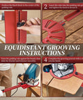 Step-by-step guide for Heavy Duty Router Circle Jig Kit With 29 Inch Radius And 16 Inch Main Scale Plus 19 To 30 Inch Extension Rails