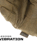MPact 3 Tactical Work Gloves With Touchscreen Capability And Finger Reinforcement close-up of palm in Coyote Brown