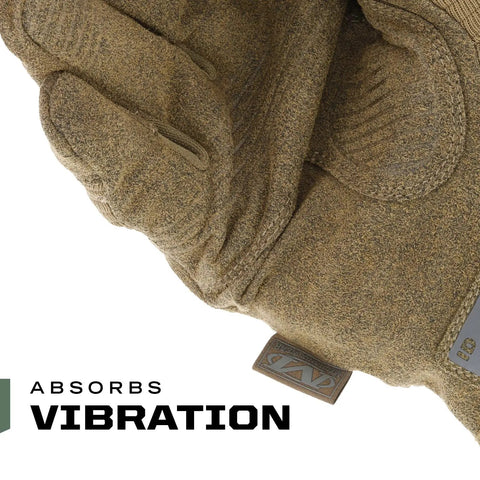 MPact 3 Tactical Work Gloves With Touchscreen Capability And Finger Reinforcement close-up of palm in Coyote Brown