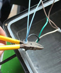 1000Pcs CE2 Closed End Wire Crimp Connectors Protective Cap Nylon Crimp Cap With Tin Plated Copper Ferrule Terminal in use