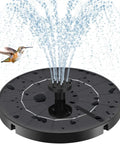 Bird Bath Fountain Kit With Six Nozzle Modes And Fixed Pipes, Upgraded 3.5W Solar Pump For Garden, Courtyard, Fish Tank, And Outdoor Decor