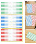 Self Adhesive Arrow Sticker Labels 240 Pack For Office Labeling And Safety Orientation Portable Synthetic Paper Arrow Stickers For Process Flow Assembly Line Markers Rework Indicators And Quick Visual Guidance, multicolor sheets