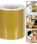 Golden Thermal Label Paper for Shipping and Mailing Self Adhesive Labels with Smooth Surface, ideal for printers, random color pack.