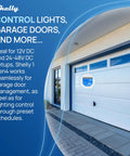 Gen 4 No Fuss Smart Relay Switch 1 Channel 16A with WiFi Zigbee Matter Dry Contacts for home automation, garage door control.