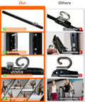 Comparison of Hella Sturdy Wall Mount Resistance Band Anchor System with 300 Pound Pull Capacity and other models, showcasing features.