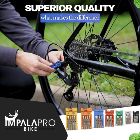 Lightweight 20 In 1 Bike Multitool Kit With Chain Breaker For MTB Repairs, Grab And Go Portable Compact Chrome Vanadium Tools, Includes Allen Keys 2mm
