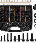 All In One Flange Bolt Set With 384 Piece Metric Assortment M6x1.0 M8x1.25 M10x1.5 Bolts 12mm To 30mm Grade Ten Point Nine