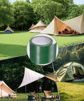 Tent Repair Tape Waterproof Nylon Adhesive Patch Heavy Duty Outdoor Mending Tape Quick Fix For Camping Tent Umbrella