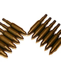 Screw In Field Points 9/32 Bullet Shape Steel 200 Grain 5/16 Inch Shaft With Standard Thread Pitch Made In USA