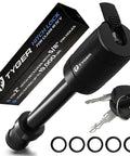 Beefy Hitch Lock Pin With Locking Key For 2 Inch Receivers, 5/8 Inch Pin, Weatherproof Anti Theft, Heavy Duty Security Lock