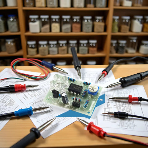 Hands-On Soldering Practice Kit For Beginners Learn To Solder With DIY Electronics Learning Board Including Desoldering Tools