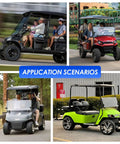 Various golf carts and utility vehicles using Beefy 48V 250A DC Motor Speed Controller For 2009 And Up Golf Carts And Forklifts