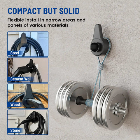 Skip The Tangled Cord Drama Grab This Heavy Duty Wall Mount EV Charger Holder For Tesla Plugs Keeps All Your Electric Cables Tidy Indoors Or Outdoors with flexible installation options
