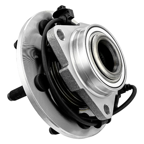 Pair Front Wheel Hub Bearing Assembly For Dodge Ram 1500 2002 2003 2004 2005, 5 Lug, 4 Wheel ABS Replacement Kit, front view
